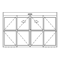4 Panel BiParting Automatic Door. 
