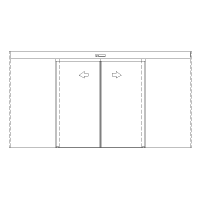 4 Panel All Glass Door