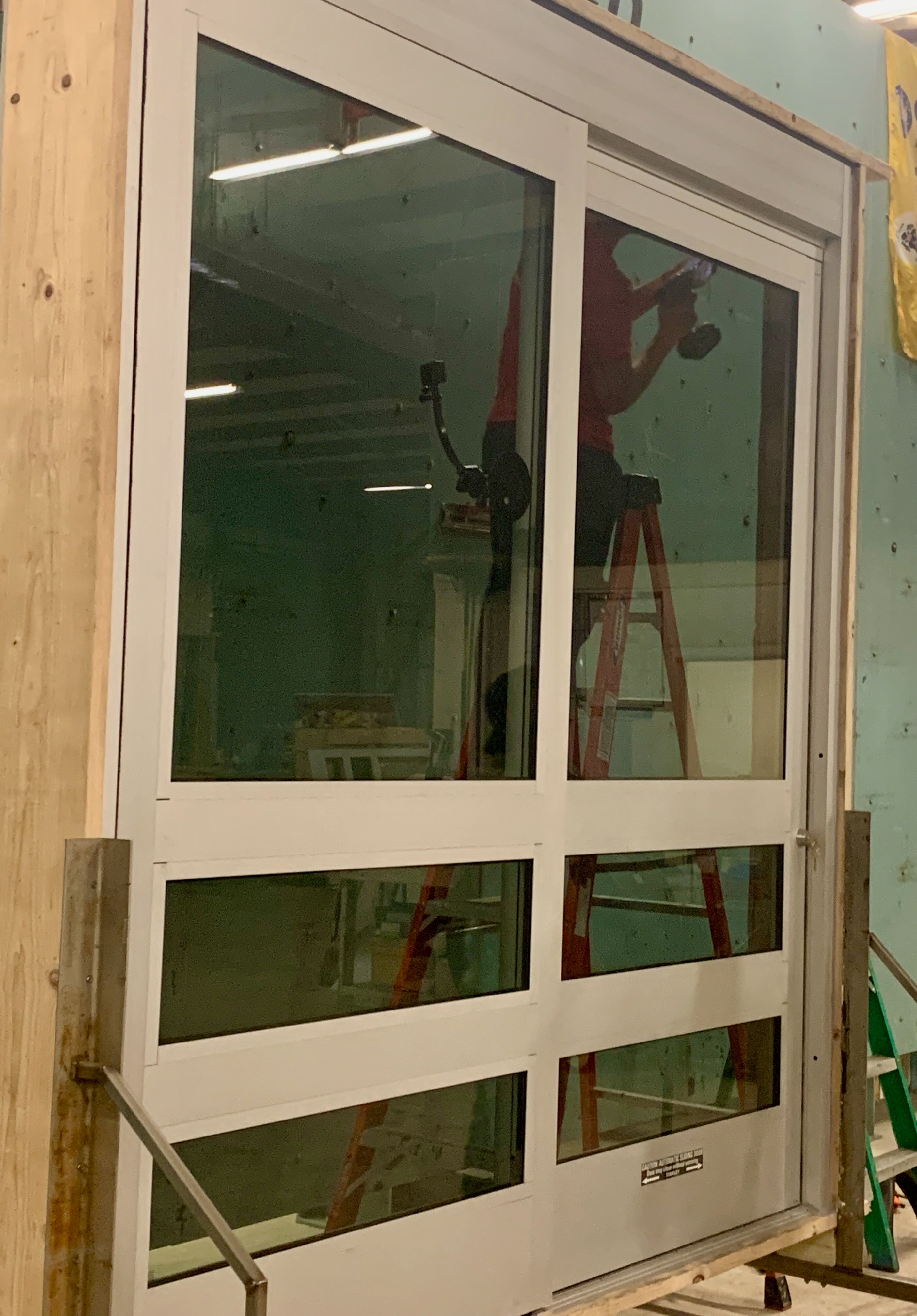 Prepping the Door Dura-Storm door for Testing
