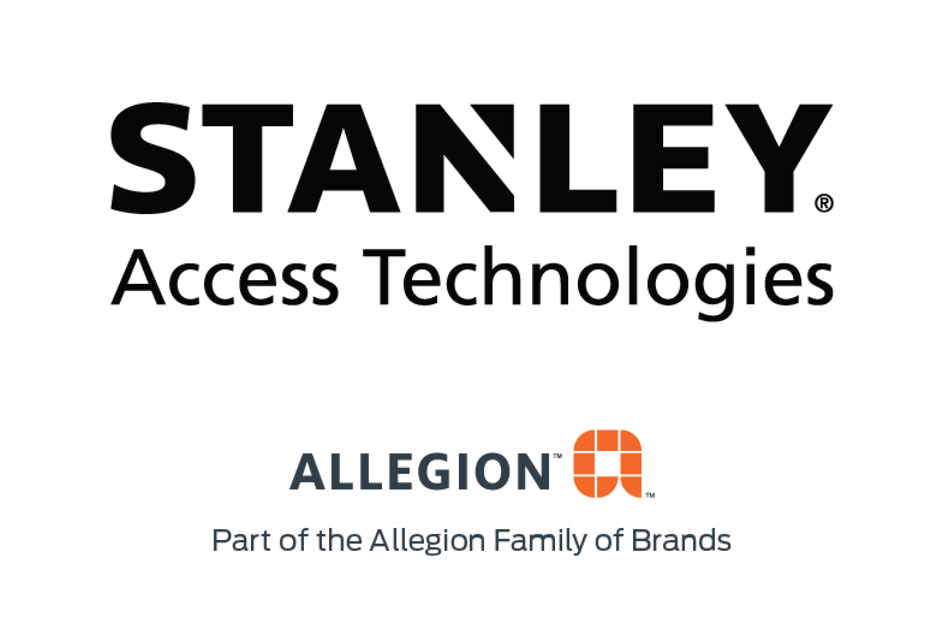 logo of Allerion and STANLEY access technologies