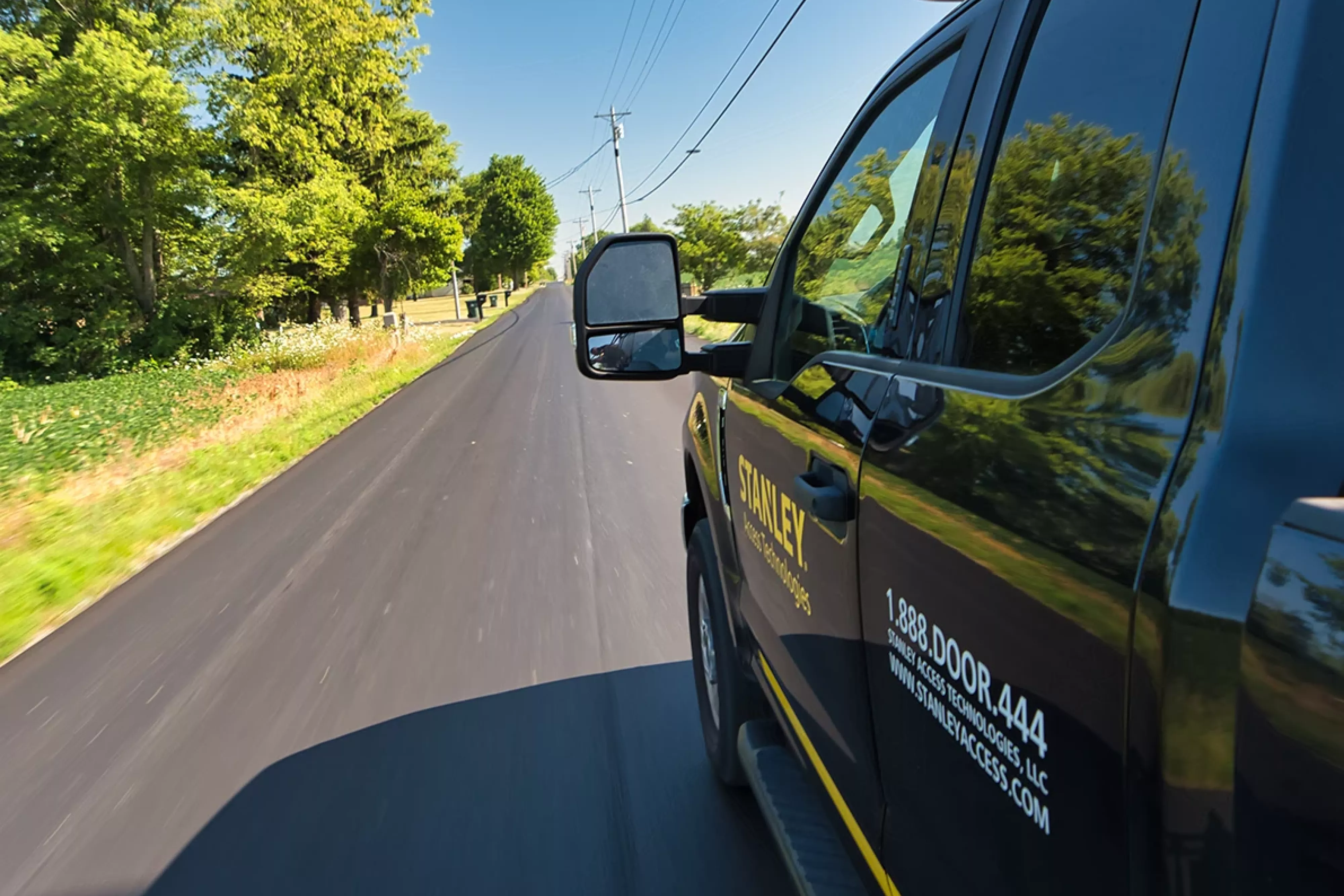 AAADM Certified Technicians in STANLEY service truck