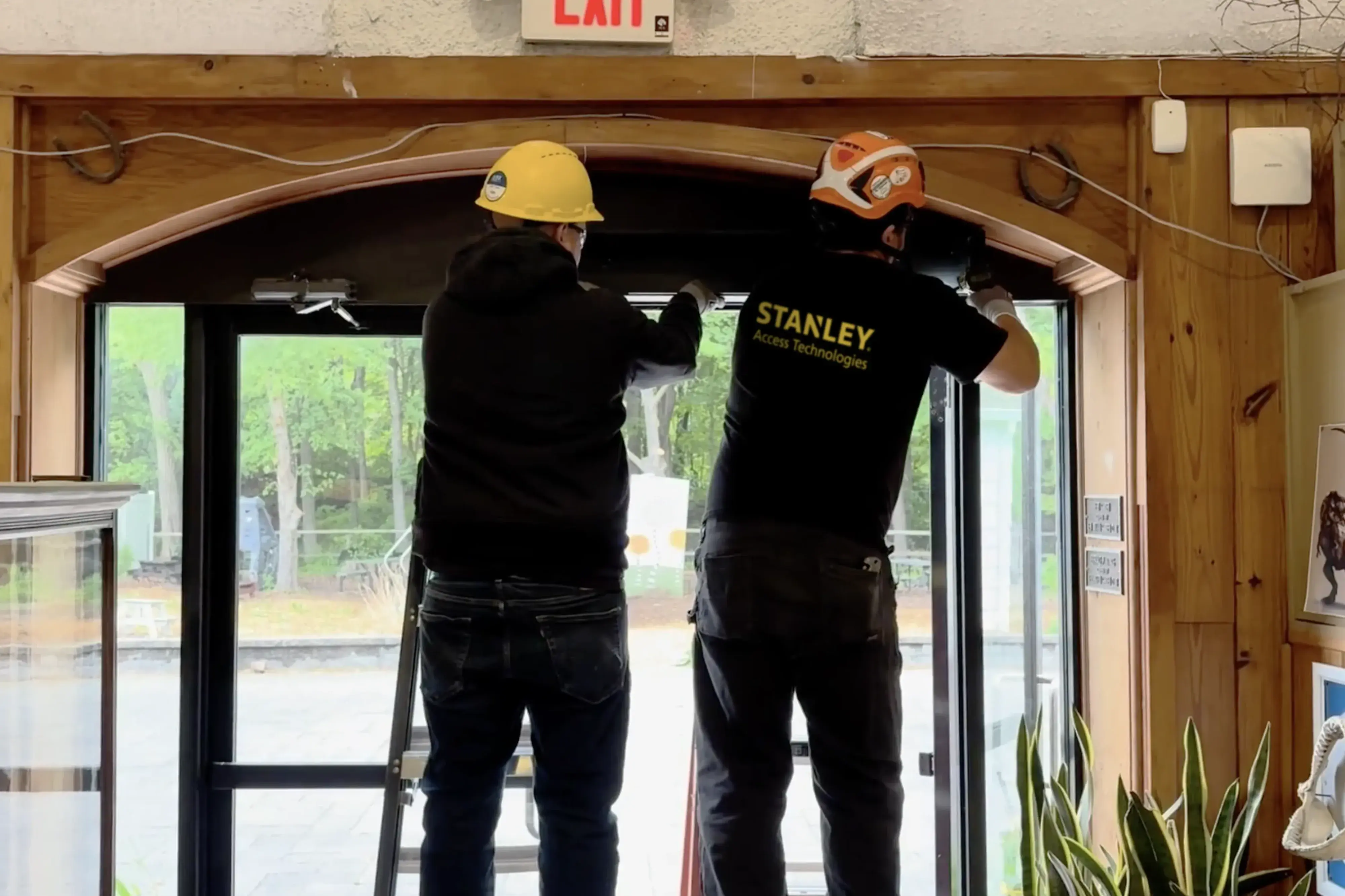 Installing a swing door operator