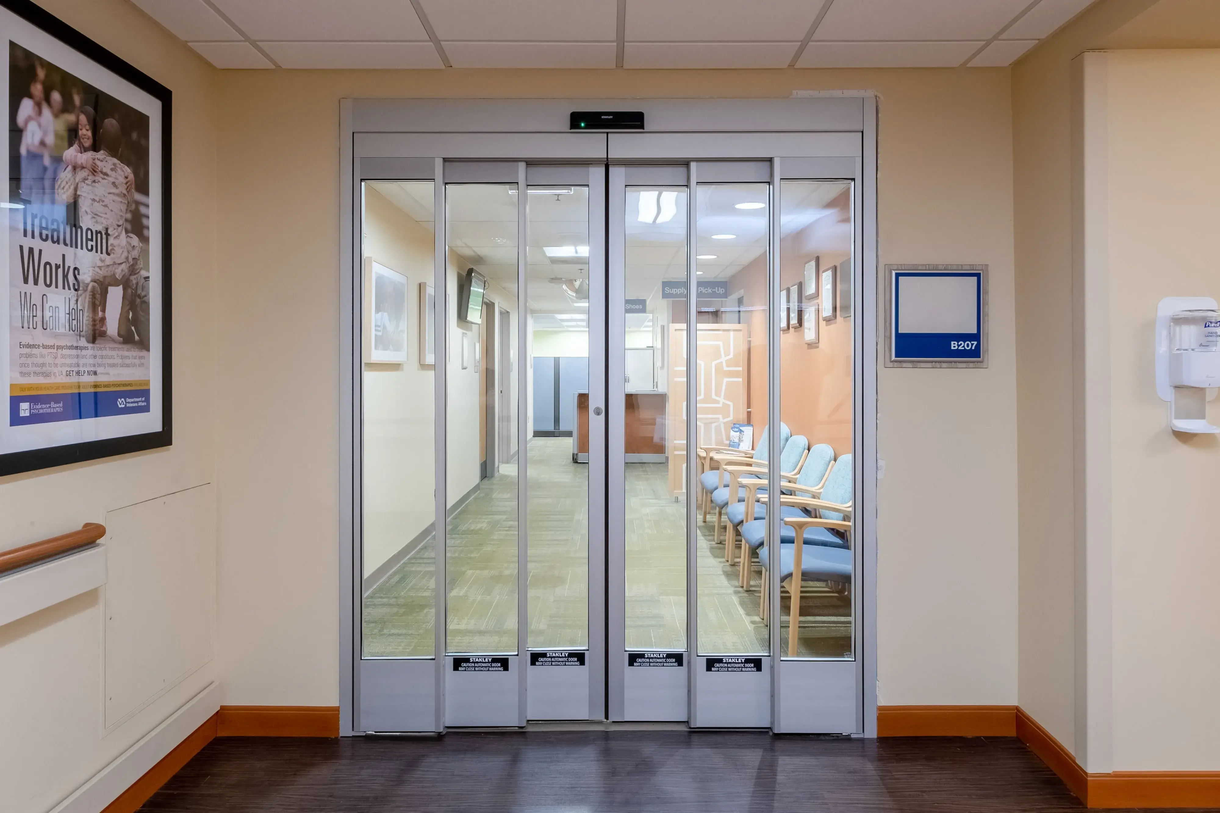 Telescoping Automatic Sliding Doors by STANLEY