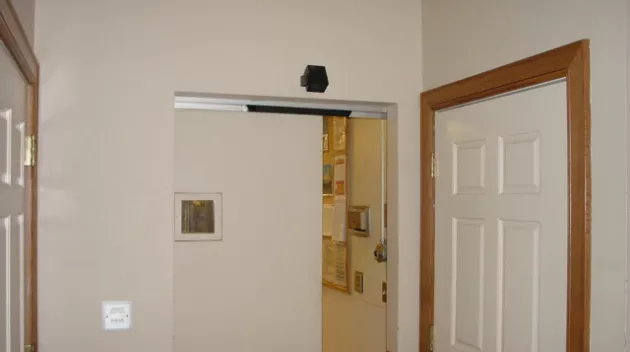 A dura glide utility door.