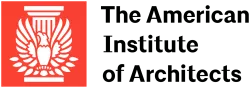 American institute of architects logo.