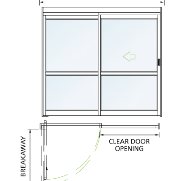 door opening rendering