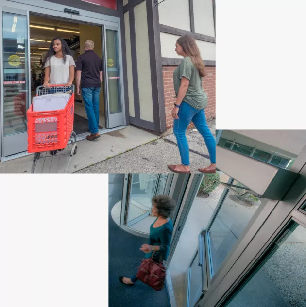 Hi-traffic or Low-traffic automatic doors