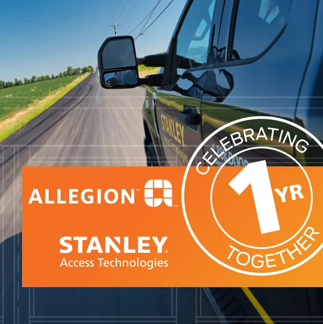 Celebrating 1 year of excellence with Allegion