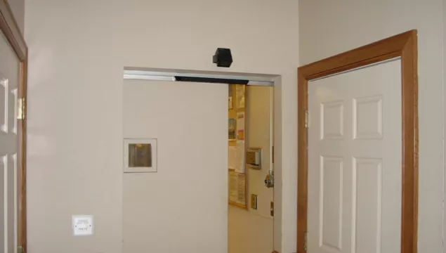 A dura glide utility door.