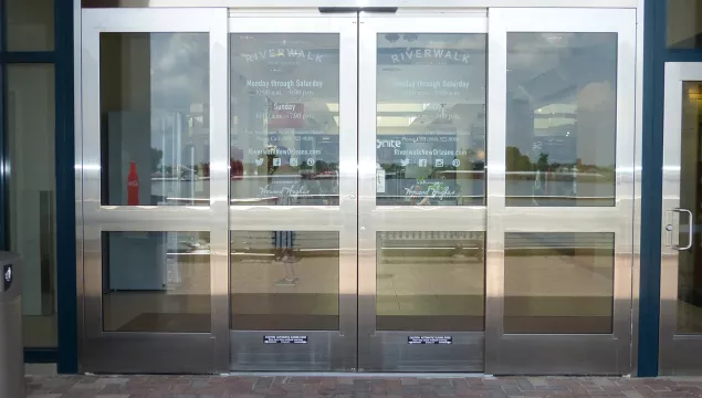 A set of durastorm doors.